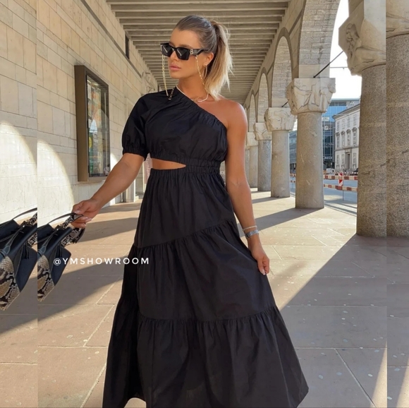 🔥Last 2🔥MANGO Cut-out cotton dress - Picture 2 of 7